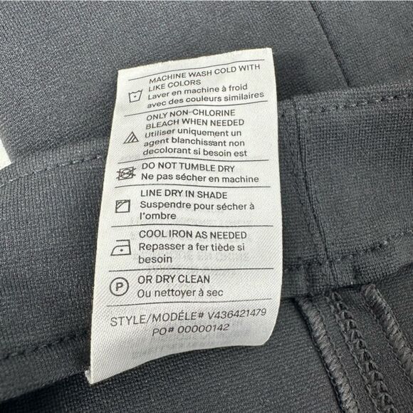 VINCE. Gray Stretch Knit Pull On Trousers Ankle Length Sz XS V436421479 - Picture 9 of 9